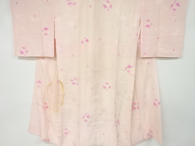 JAPANESE KIMONO / ANTIQUE JUBAN / SILK / ITAJIME SHIBORI / 